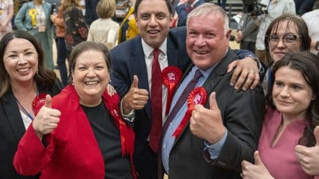 Surprise Hamilton win ‘changes the script’ for Scottish Labour, leader says