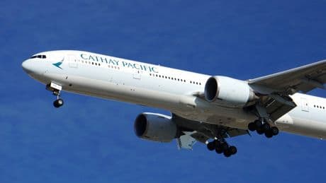 Three-year-old boy accidentally served wine on Cathay Pacific flight to London