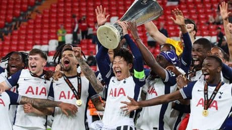 Victorious Spurs stars party until 4am shouting ‘F*** you Maguire’ after 1-0 Europa League Final win