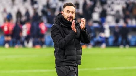 OM: pourquoi De Zerbi veut d'abord faire le bilan, avant d'envisager la suite