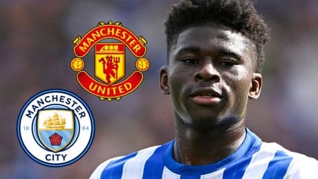 Carlos Baleba: Manchester United face competition for £104m Brighton star 'from Premier League rival'