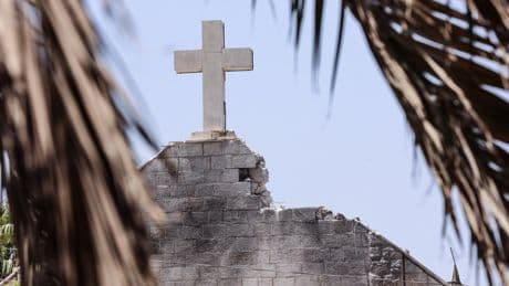 Two dead and several injured after Israeli strike on Gaza’s only Catholic church