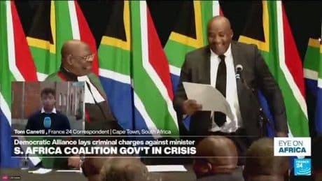 South Africa’s coalition government in crisis