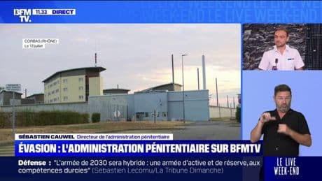 Évasion dans le Rhône: "Ce n'est pas un détenu qui est classé parmi les particulièrement signalés", assure Sébastien Cauwel (directeur de l’administration pénitentiaire)