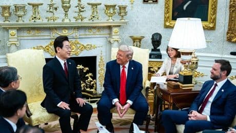 USA: Trump lobt Südkoreas Präsidenten und will Nordkoreas Führer Kim treffen