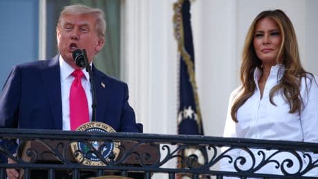 Photos show every time Melania Trump has appeared at a public White House event this year