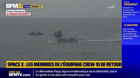 SpaceX: retour de la mission Crew-10 sur Terre