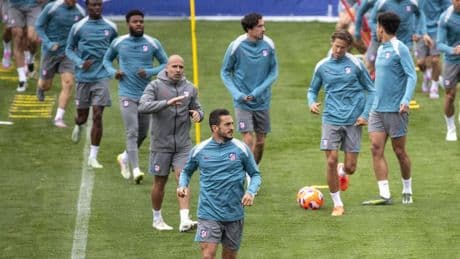 El Atlético mantiene dos importantes ausencias en su entrenamiento