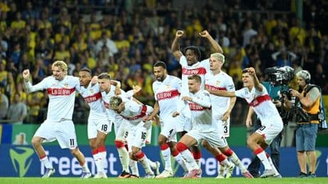 DFB-Pokal: Stuttgarts Pokalheld Nübel: "Sehr wilder Abend"