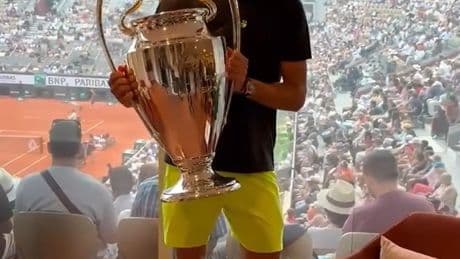 ‘Tell the truth’ – Novak Djokovic digs out French Open rival for ‘spying’ on him and seeing Champions League trophy