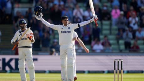 Shubman Gill halts England’s opening day progress at Edgbaston