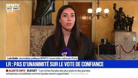 Les Républicains: pas d'unanimité sur le vote de confiance