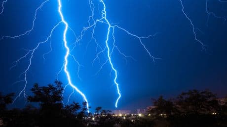Edmonton woman survives being struck by lightning