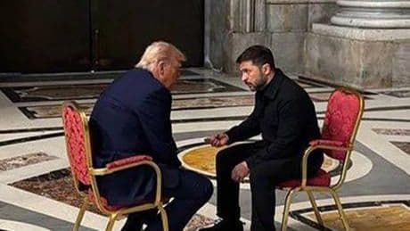 Zelenskiy: Trump ile bugüne kadar en iyi görüşmeyi Vatikan'da gerçekleştirdik