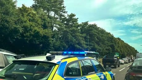 Stairway collapses at block of flats with one person airlifted to hospital