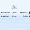 Dagprogramma EK | Oranje hoopt op stunt tegen Frankrijk of misstap Engeland
