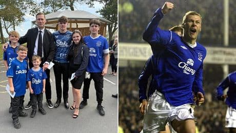 Everton fan reveals the touching gesture made by club legend Duncan Ferguson following the death of his father