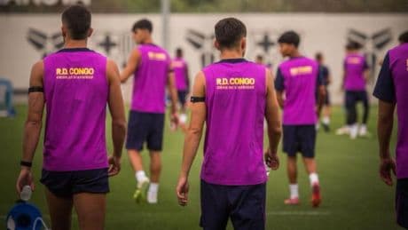 La 'palanca' de la RD Congo se activa en el entrenamiento