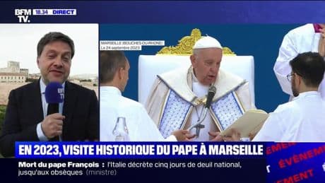 Mort du pape François: "Ça a été une commotion pour toute la ville", déclare Benoît Payant, maire de Marseille