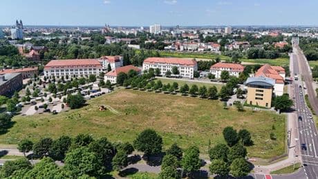 Prozesse: Interimsgebäude für Magdeburger Anschlagsprozess entsteht