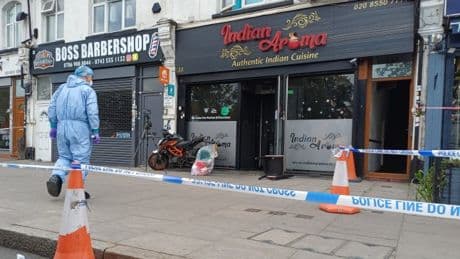 Boy, 15, and man, 54, arrested after ‘arson attack’ on east London restaurant