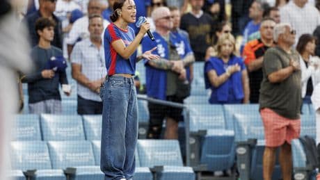 Dodgers say Nezza is not banned from stadium for singing national anthem in Spanish