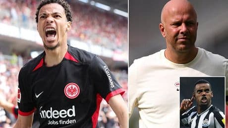Liverpool prepare bid for £86m-rated Hugo Ekitike after being told Eintracht Frankfurt striker WANTS to join them as Newcastle drop out of race