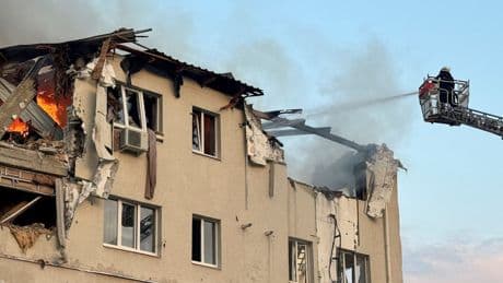 Krieg in der Ukraine: Russland greift Ukraine kurz nach Gipfel in Washington massiv aus der Luft an