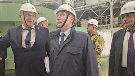 Putin makes shock unannounced visit to nuclear plant after retaking Kursk