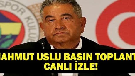 MAHMUT USLU BASIN TOPLANTISI CANLI İZLE: Mahmut Uslu Hangi Kanalda Konuşuyor? Fenerbahçe Başkan Adayı Olacak Mı?