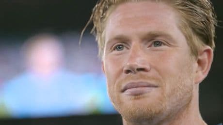 Kevin De Bruyne’s tearful message to fans after last Man City match at Etihad