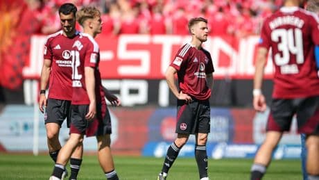 2. Fußball-Bundesliga: 1. FC Nürnberg verpasst Chance - Sorgen um Castrop