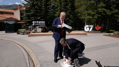 Trump Leaves Starmer Scrabbling On The Ground As He Unveils US-UK Trade Deal
