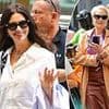 Anne Hathaway and Meryl Streep reunite on the set of The Devil Wears Prada 2 in NYC