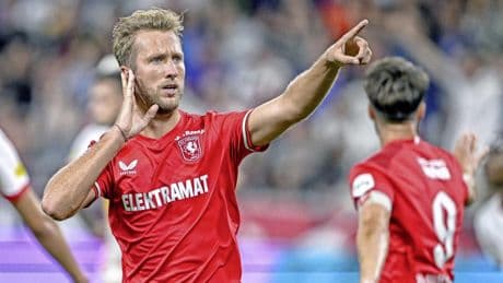 Michel Vlap in startblokken voor vertrek naar Spartak Moskou