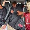 Fans fear Man United prodigy, 17, has 'a bad attitude' as footage shows his angry row with instructor after failing mock driving test - while his famous MMA star brother watches on