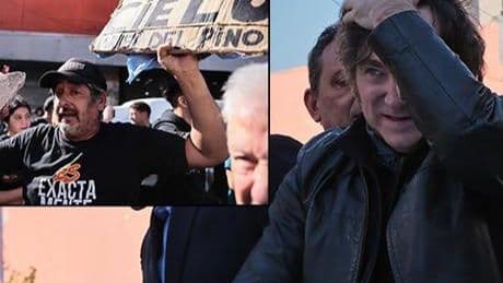Arjantin'de tansiyon yükseldi: Başkan Milei'nin konvoyuna taşlı saldırı!