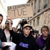 "La lesbophobie tue" : un rassemblement organisé devant le ministère de l'Education nationale en hommage à Caroline Grandjean