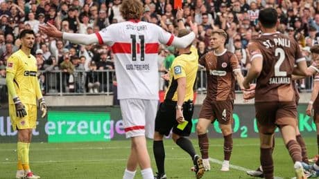Fußball-Bundesliga: FC St. Pauli muss auf Rettung warten: 0:1 gegen Stuttgart