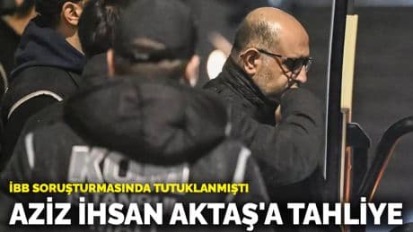 İBB soruşturmasında tutuklanmıştı! Aziz İhsan Aktaş'a tahliye