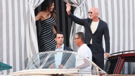 Jeff Bezos, Lauren Sánchez And Celebrity Guests Arrive In Venice Ahead Of Wedding (Photos)