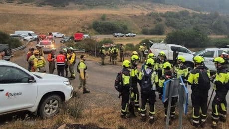 La ayuda de los bomberos vizcaínos ya se deja notar en León