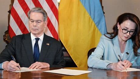 USA und Ukraine unterzeichnen Rohstoffabkommen