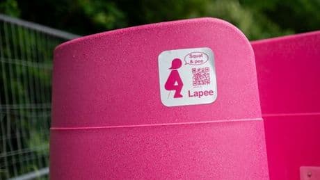 Musikfestival: Pinke Urinale für Frauen begeistern bei Rock im Park