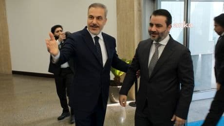 Fidan, Suriye Dışişleri Bakanı Şeybani ile görüştü