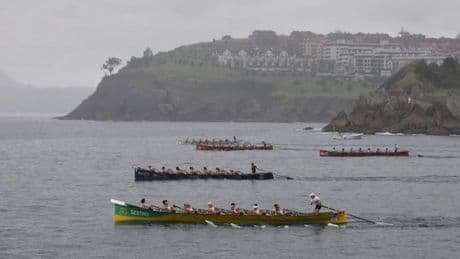 Sestao e Iberia participan en una prueba pionera en el remo