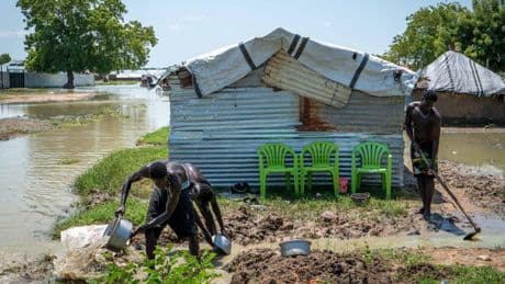 Au Soudan du Sud, les habitants de Bor sont sous les eaux depuis un mois