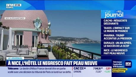 À Nice, l'hôtel "Le Negresco" fait peau neuve