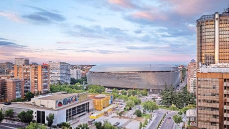 Von deutschen Architekten: Das Bernabéu-Stadion von Real Madrid hat eine neue Hülle