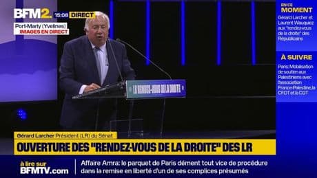 Vote de confiance: Gérard Larcher exclut l'idée d'un accord avec la gauche